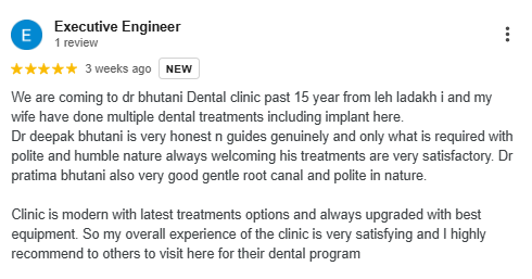 Dental implants review of dr bhutani